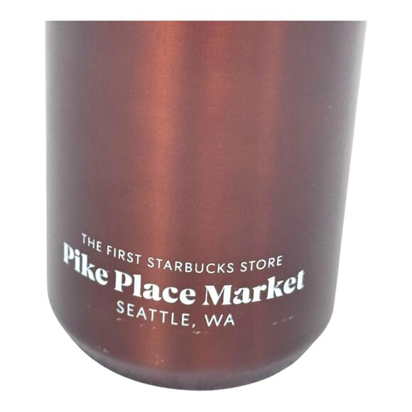 FIRST Starbucks Store Pike Place Market Original Logo Stainless Steel 20o Copper - Picture 6 of 10